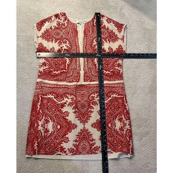 Madewell Silk Tunic Paisley Shift Dress - Picture 4 of 7